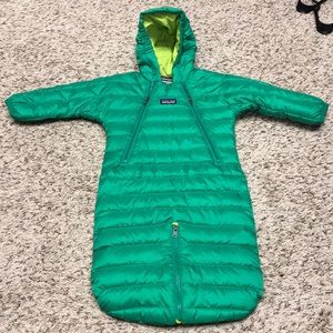 Patagonia infant down snowsuit